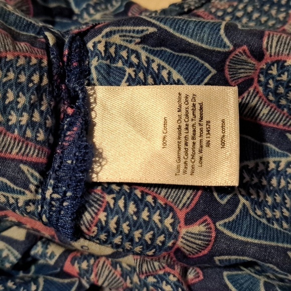 Vineyard Vines tropical fish vacation girls size Small or 7-8 tunic, EUC - Picture 5 of 6